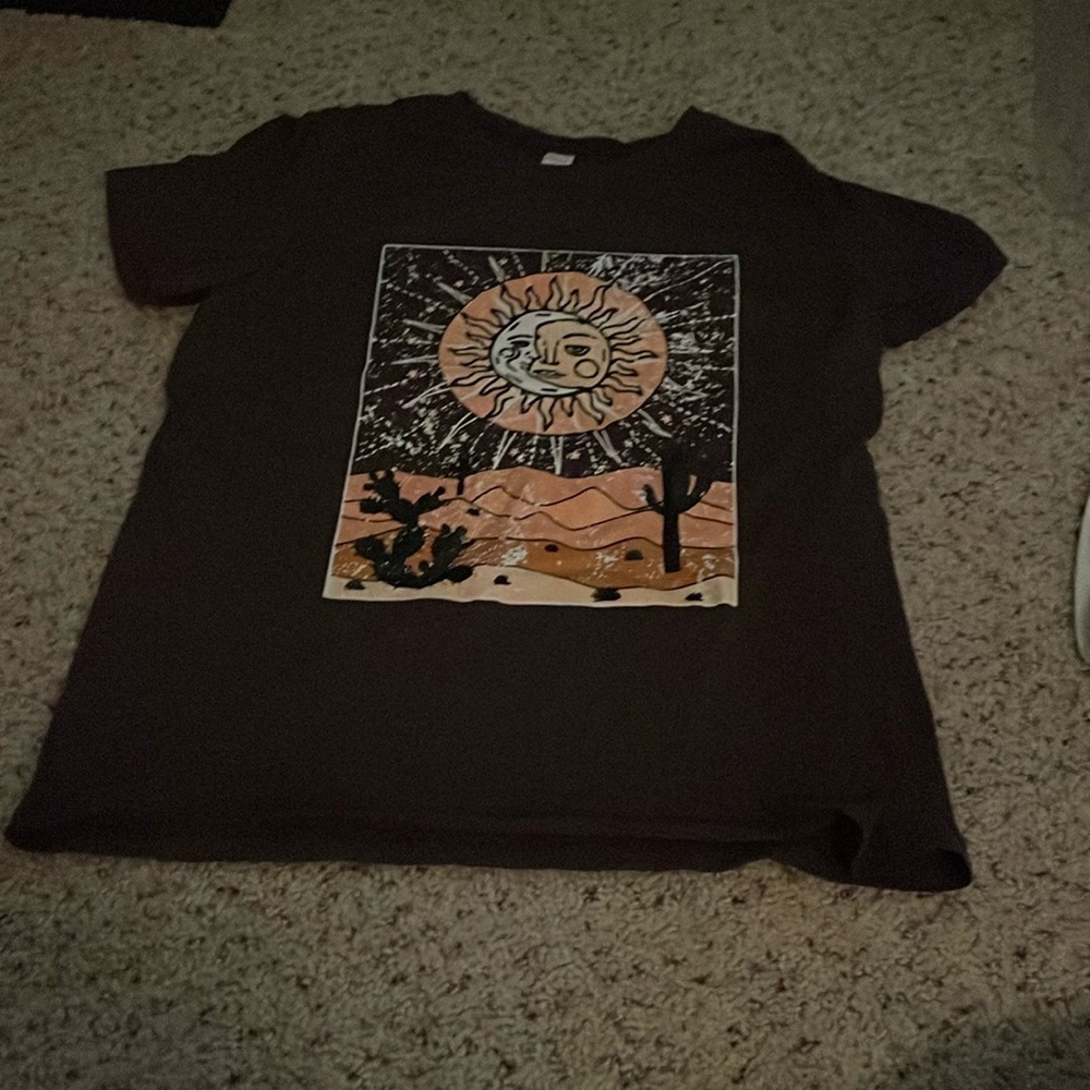 Brown shirt
